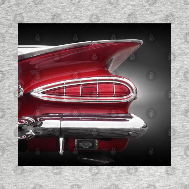 US American classic car 1959 Impala convertible tail fin by Beate Gube